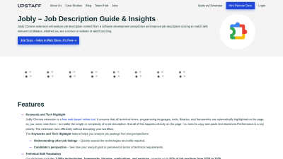 Jobly – Job Description Guide & Insights - AI tool for Analytics & Data
