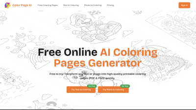 Color Page AI - AI tool for Image & Photo
