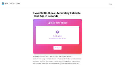 Face Age Detector - AI tool for AI Assistants