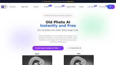Deep Nostalgia AI - AI tool for AI Assistants