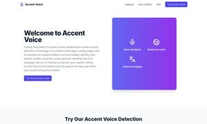 Accent Voice Website