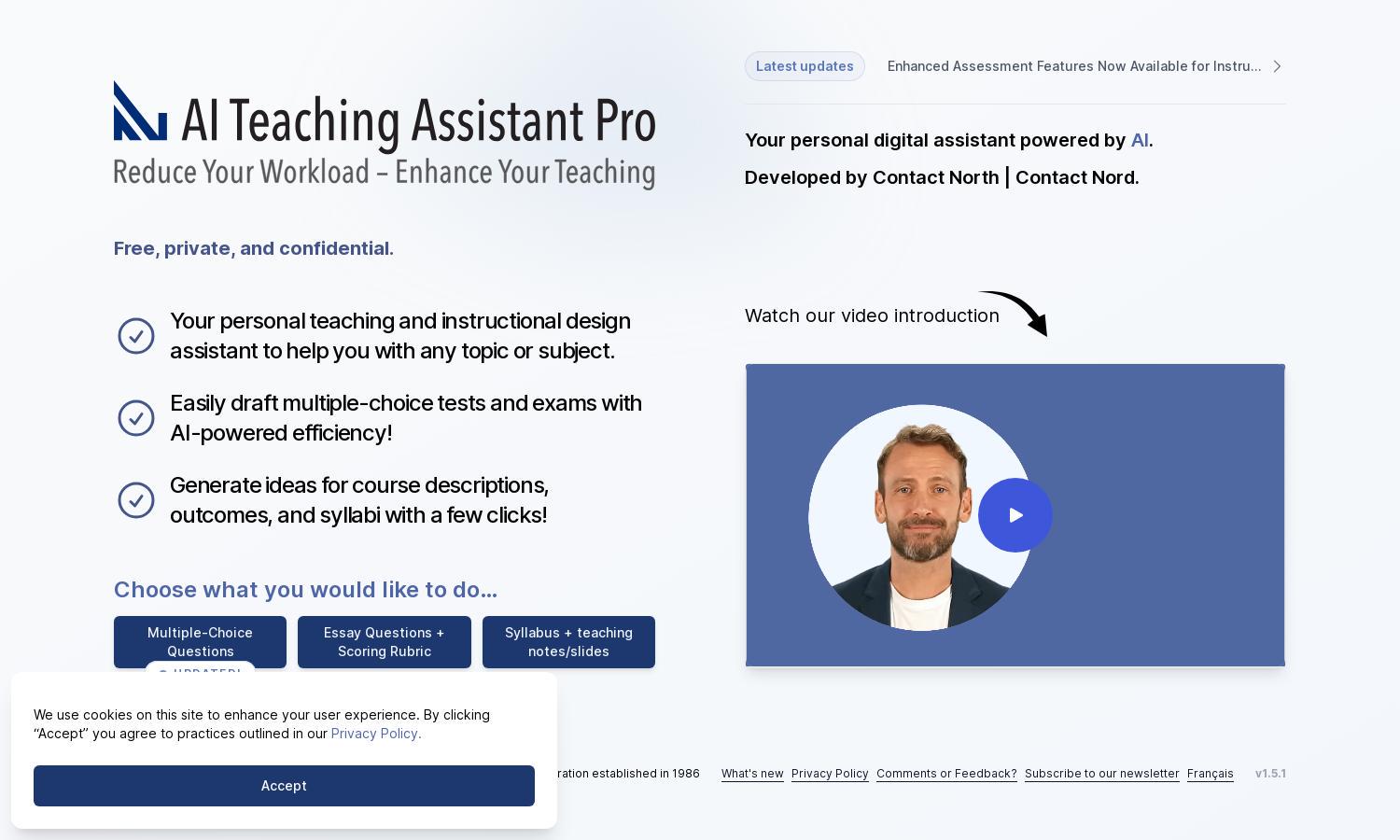 AI Teaching Assistant Pro Website