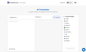 AI Translator Website