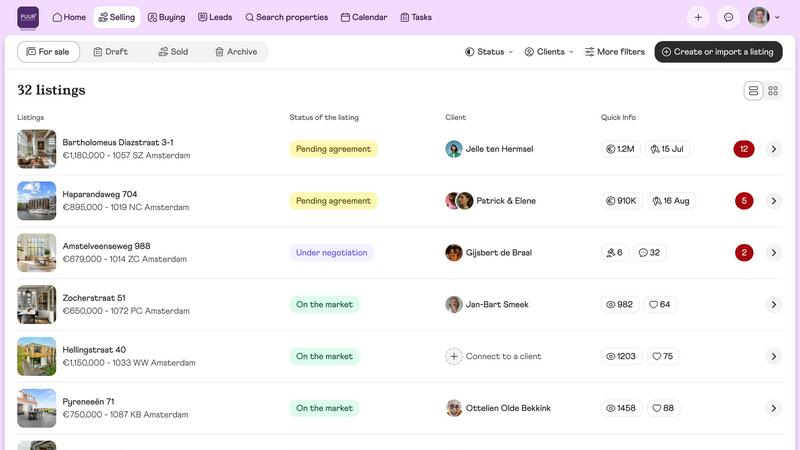 Anyone.com application interface and features