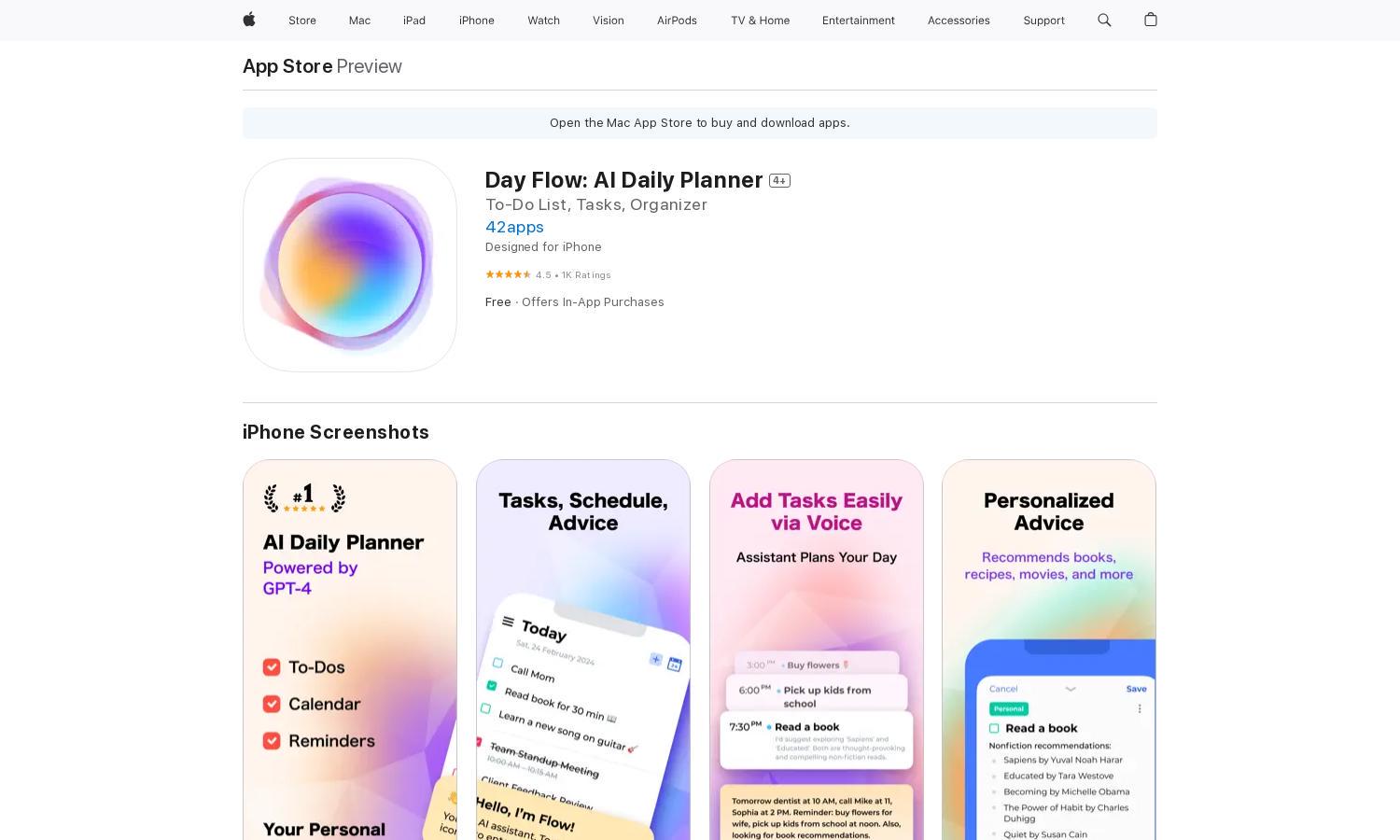 Day Flow: AI Daily Planner Website