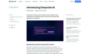 Deepnote Website