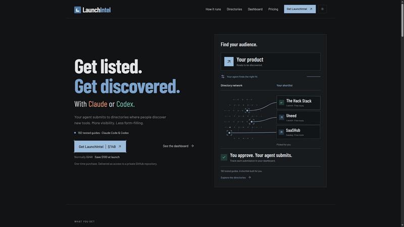 LaunchIntel screenshot