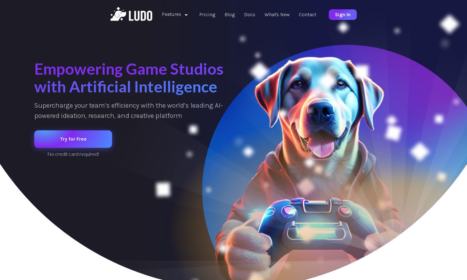 Ludo.ai Website