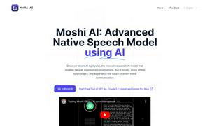 Moshi AI Website