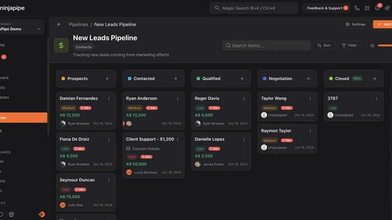 NinjaPipe screenshot