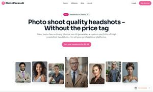 PhotoPacks.AI Website