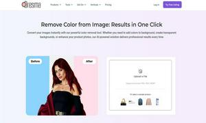 Remove color from image Website