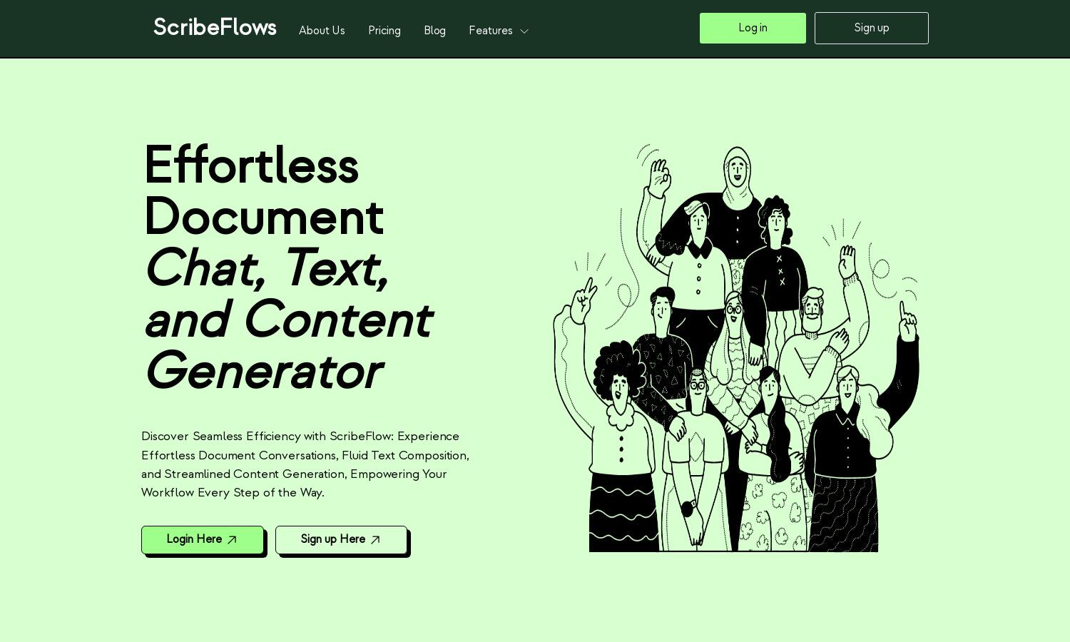 ScribeFlows Website