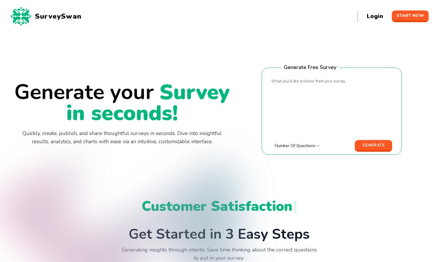 SurveySwan Website