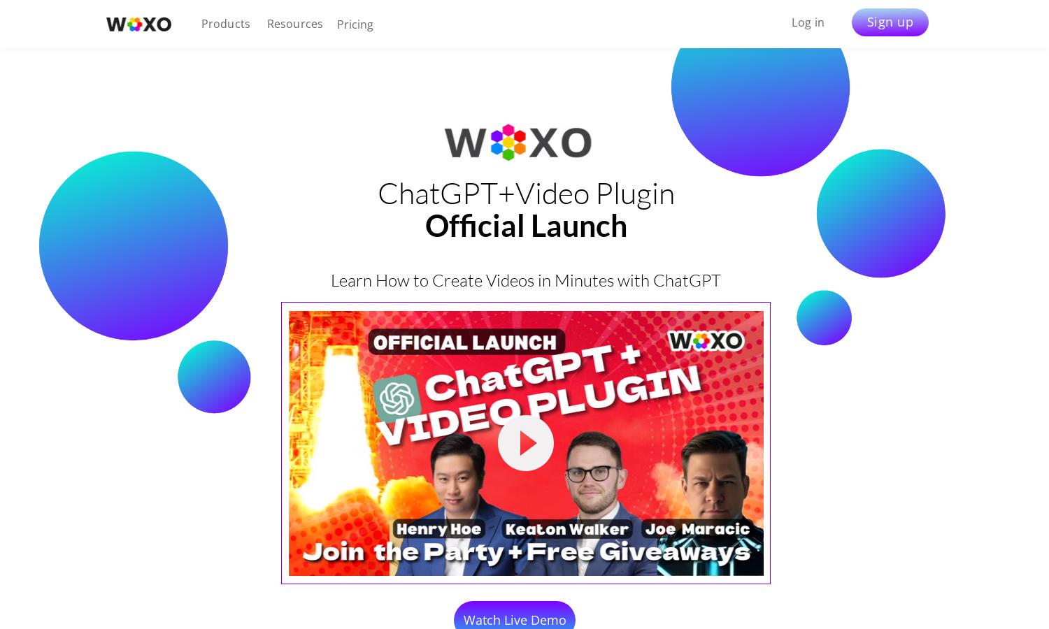 WOXO Website