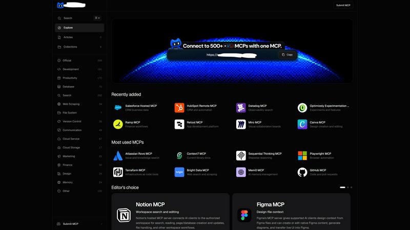 mcpfolio screenshot